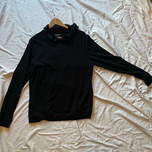 Extremely Comfortable Black Lightweight Hoodie